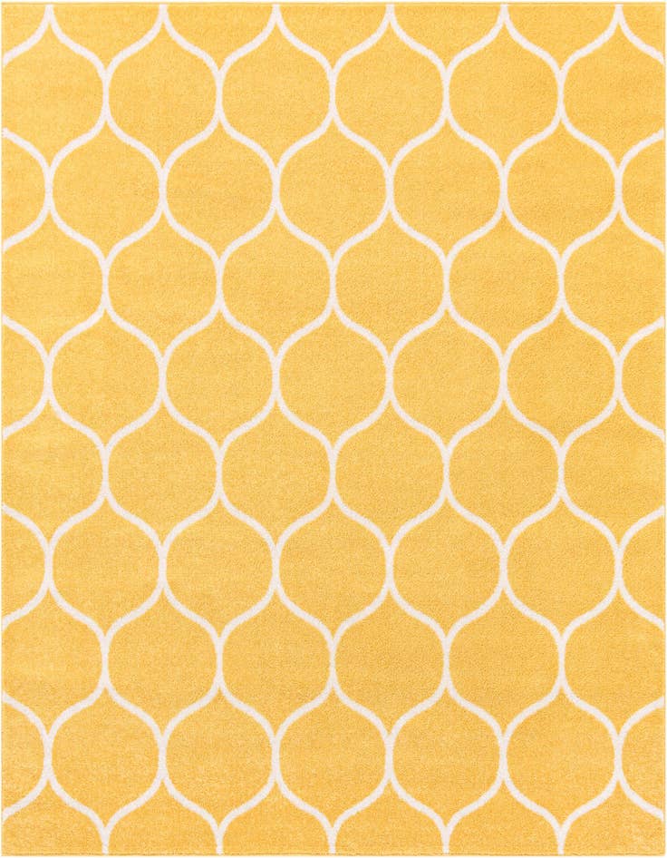 Detail image of 6' x 6' Lattice Frieze Square Rug