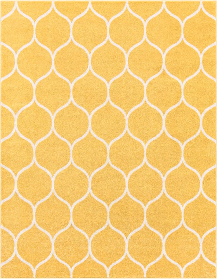 Detail image of 5' 3 x 5' 3 Lattice Frieze Square Rug