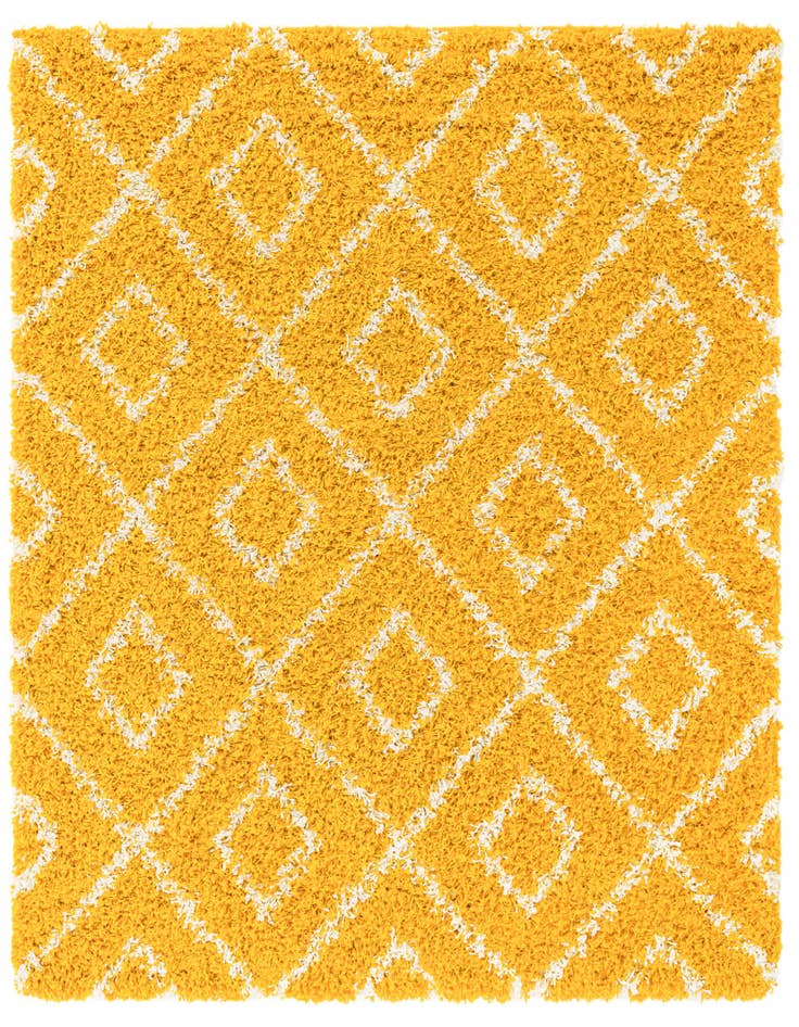 Detail image of 5' 3 x 5' 3 Lattice Shag Square Rug
