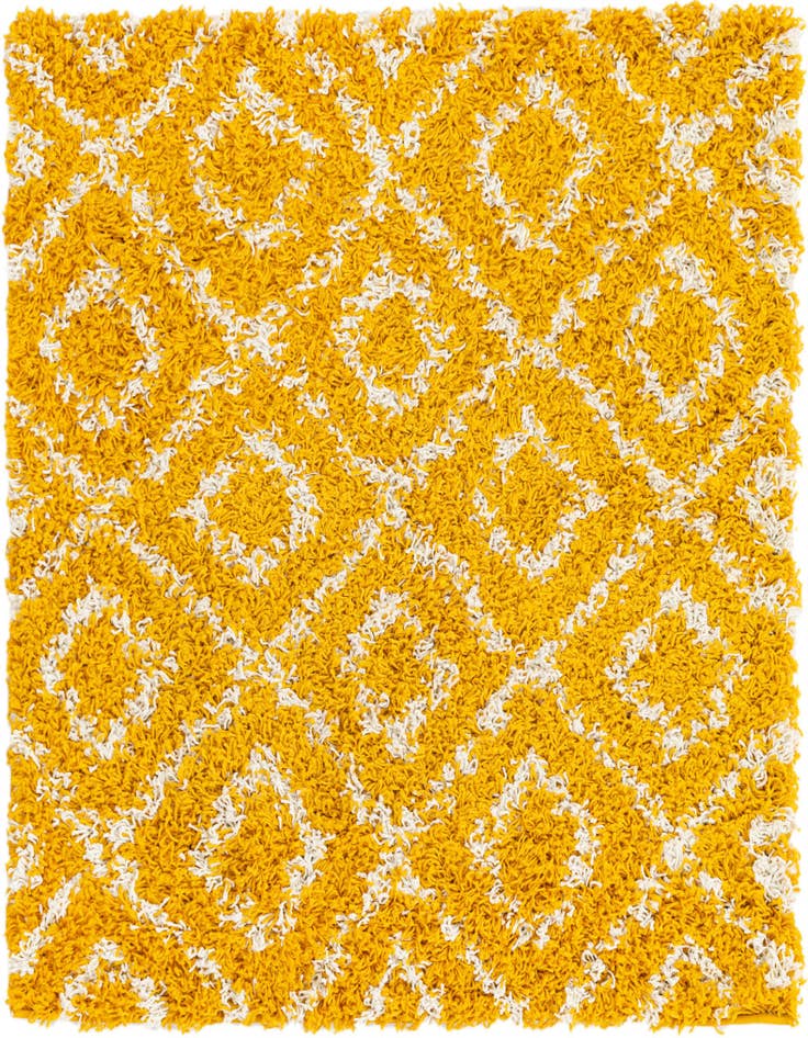 Detail image of 3' 3 x 3' 3 Lattice Shag Square Rug