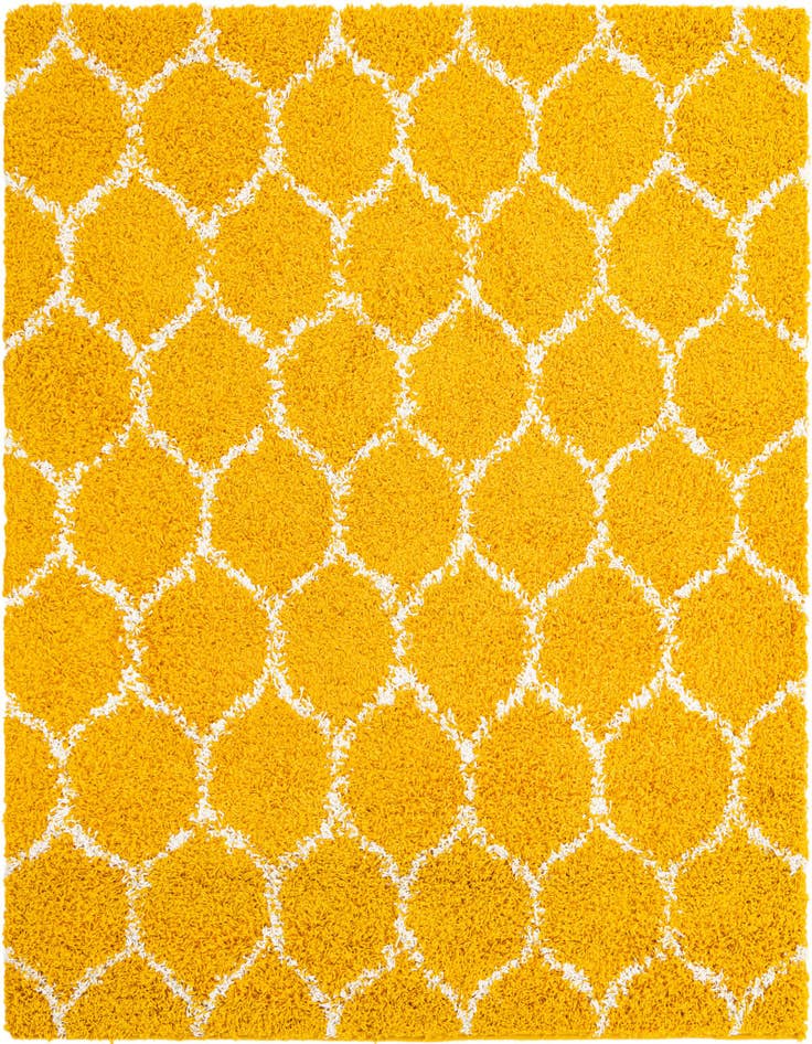 Detail image of 10' x 10' Lattice Shag Square Rug