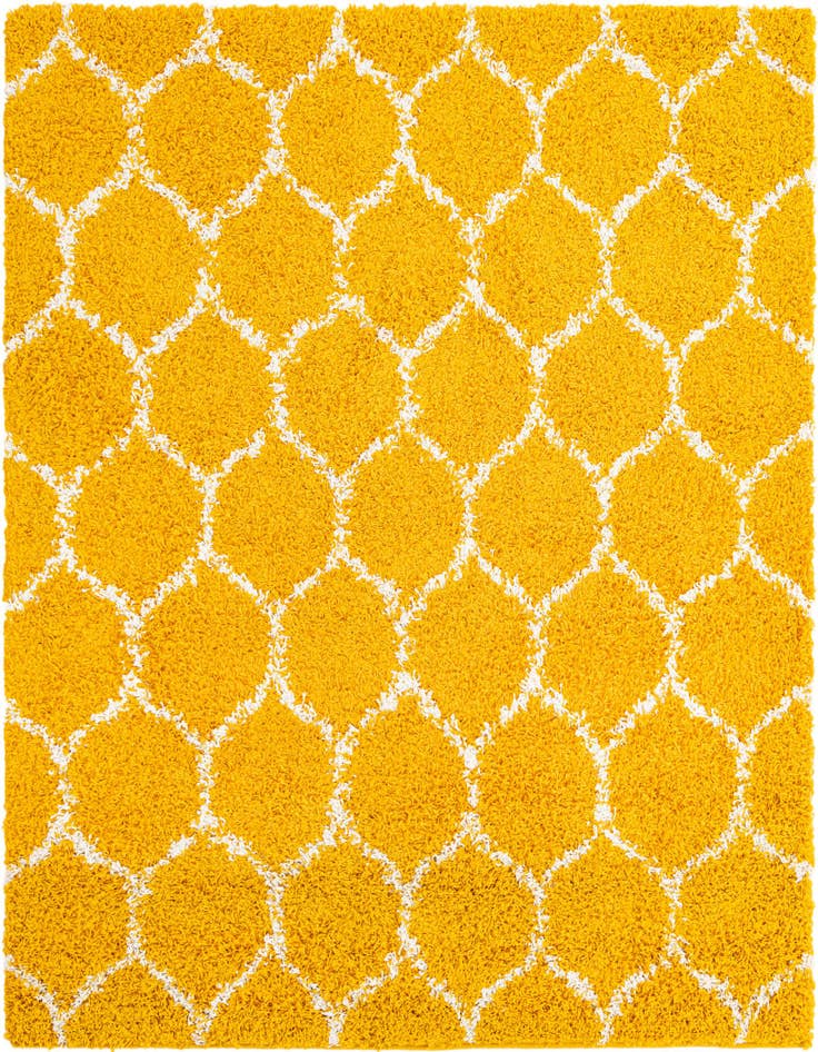 Detail image of 3' 3 x 3' 3 Lattice Shag Square Rug
