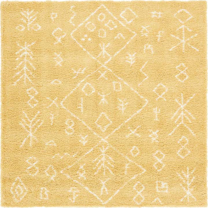 8' x 8' Moroccan Shag Square Rug