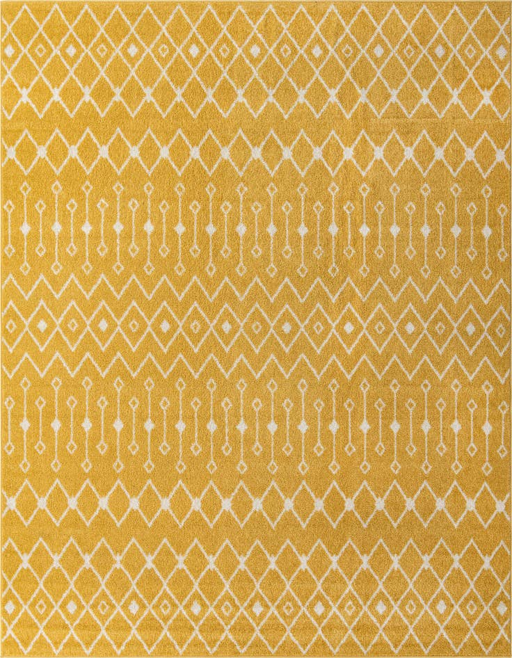 Detail image of 10' x 10' Moroccan Trellis Square Rug