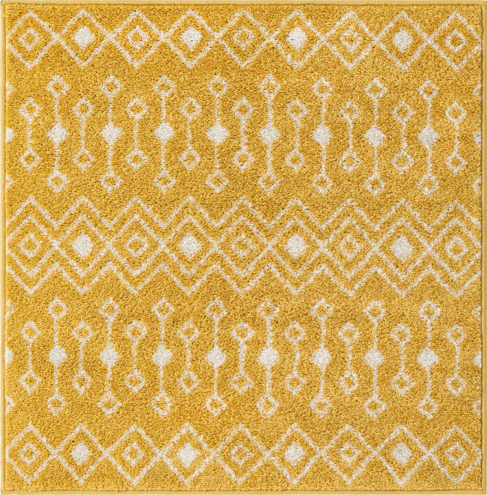 Primary image 3' 3 x 3' 3 Moroccan Trellis Square Rug
