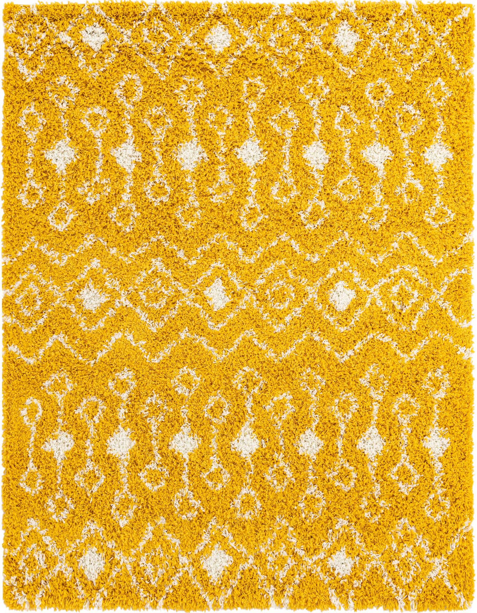 6' x 6' Moroccan Trellis Shag Square Rug