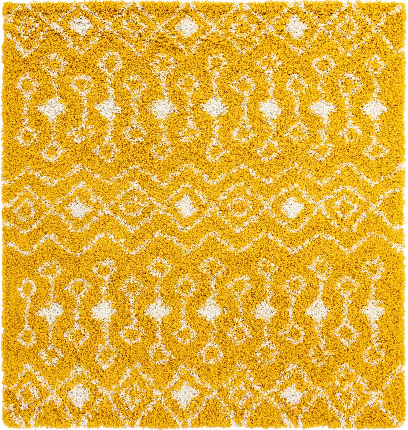 6' x 6' Moroccan Trellis Shag Square Rug