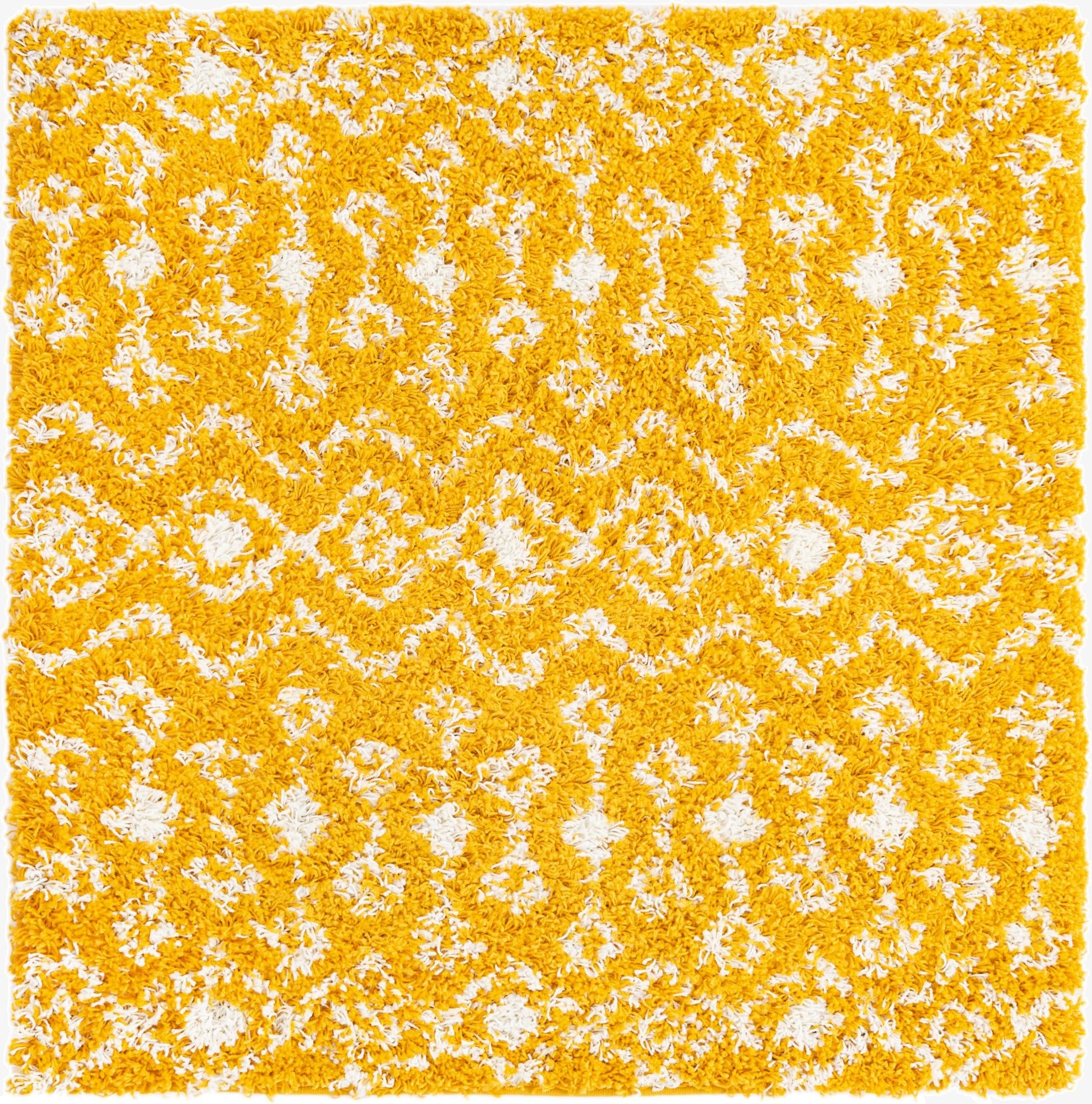 Primary image 4' x 4' Moroccan Trellis Shag Square Rug