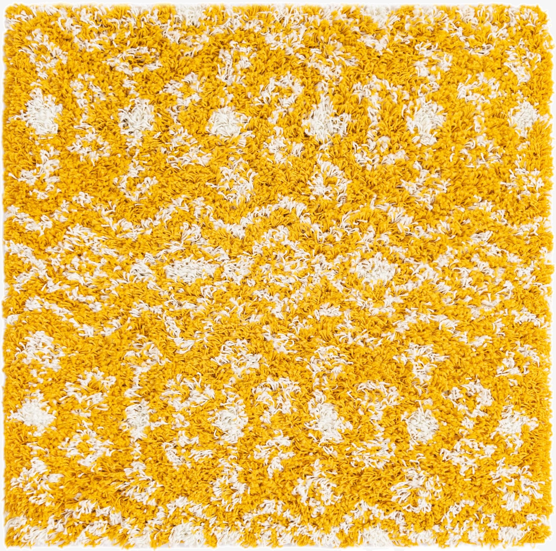 3' x 3' Moroccan Trellis Shag Square Rug