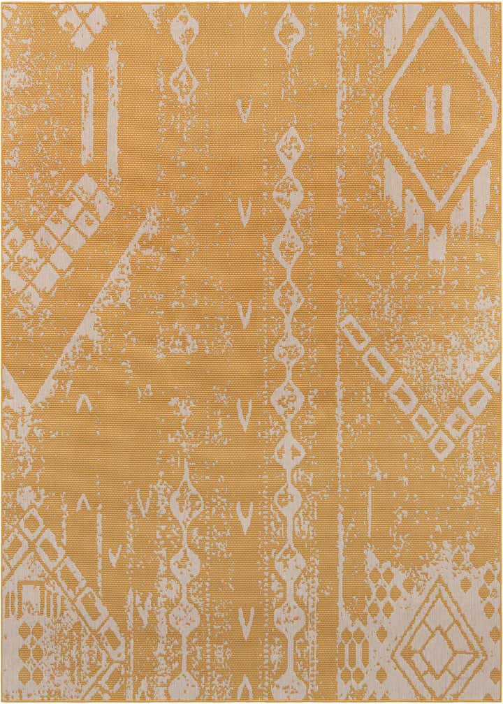 10' 8 x 10' 8 Easy-Clean Bohemian Indoor / Outdoor Square Rug