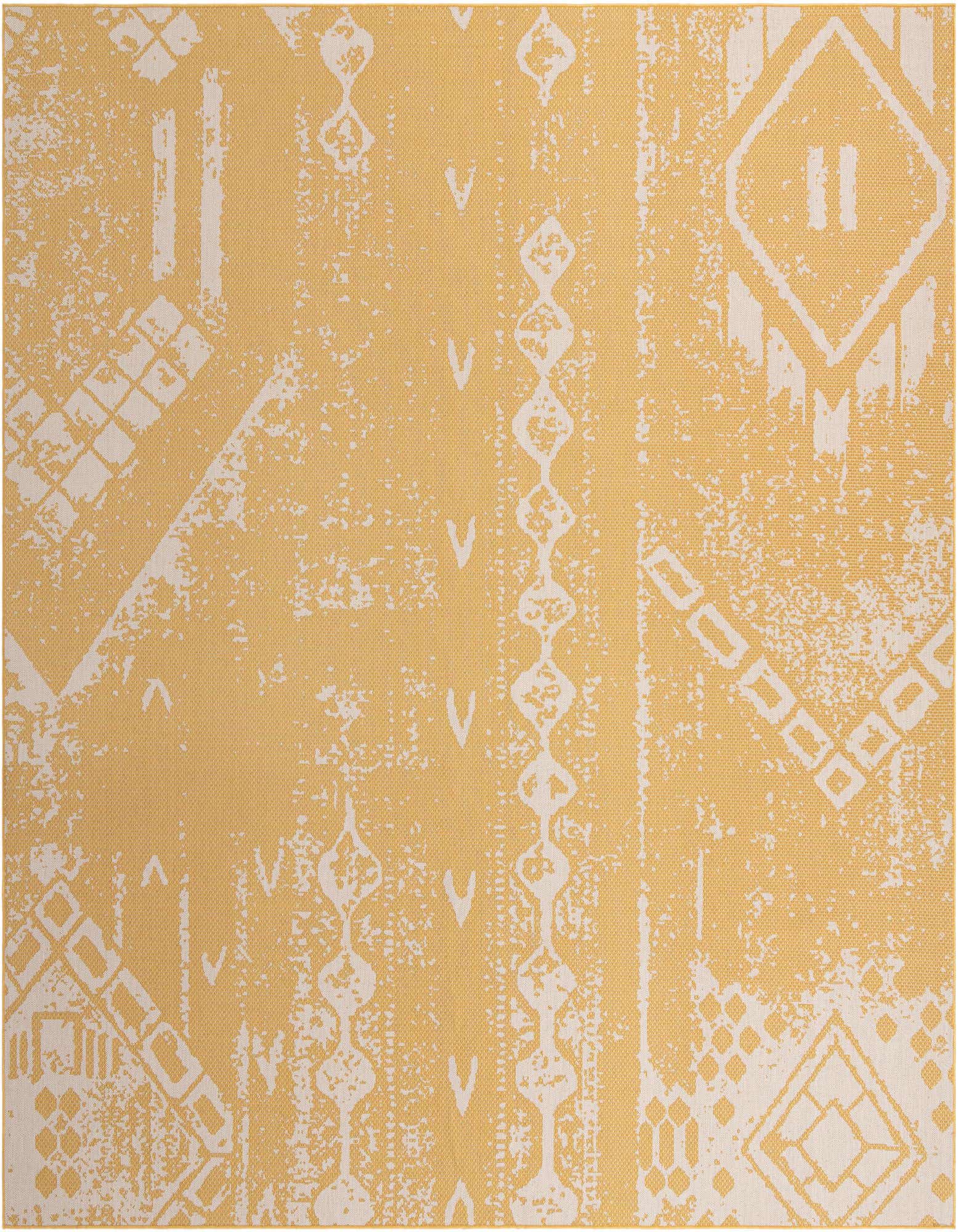 13' x 13' Easy-Clean Bohemian Indoor / Outdoor Square Rug