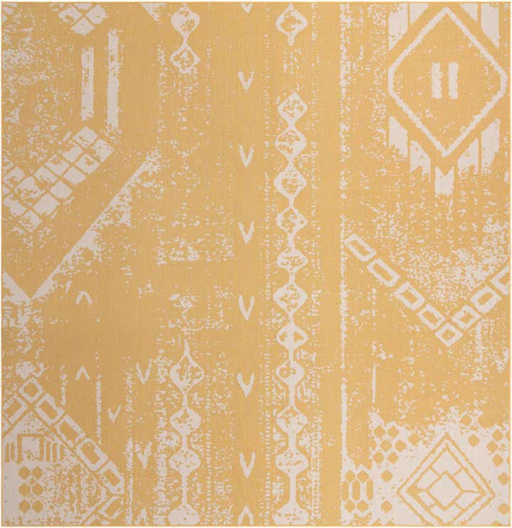 13' x 13' Easy-Clean Bohemian Indoor / Outdoor Square Rug