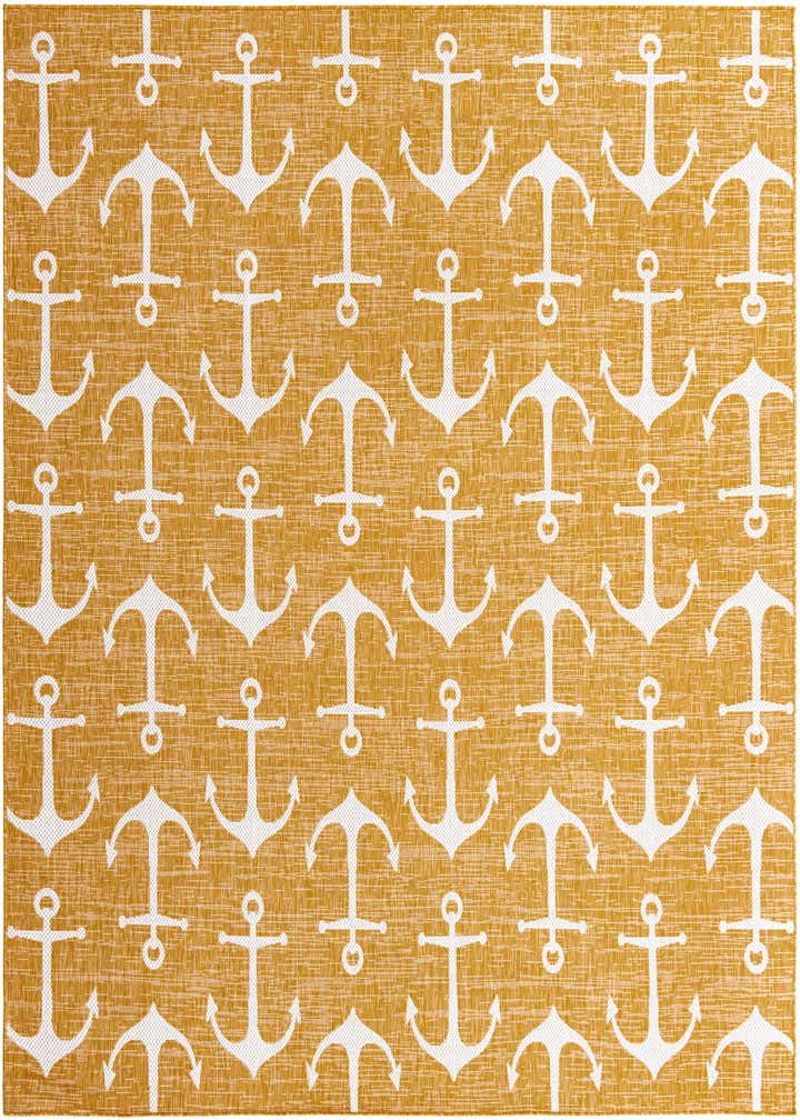 10' x 10' Easy-Clean Coastal Indoor / Outdoor Square Rug