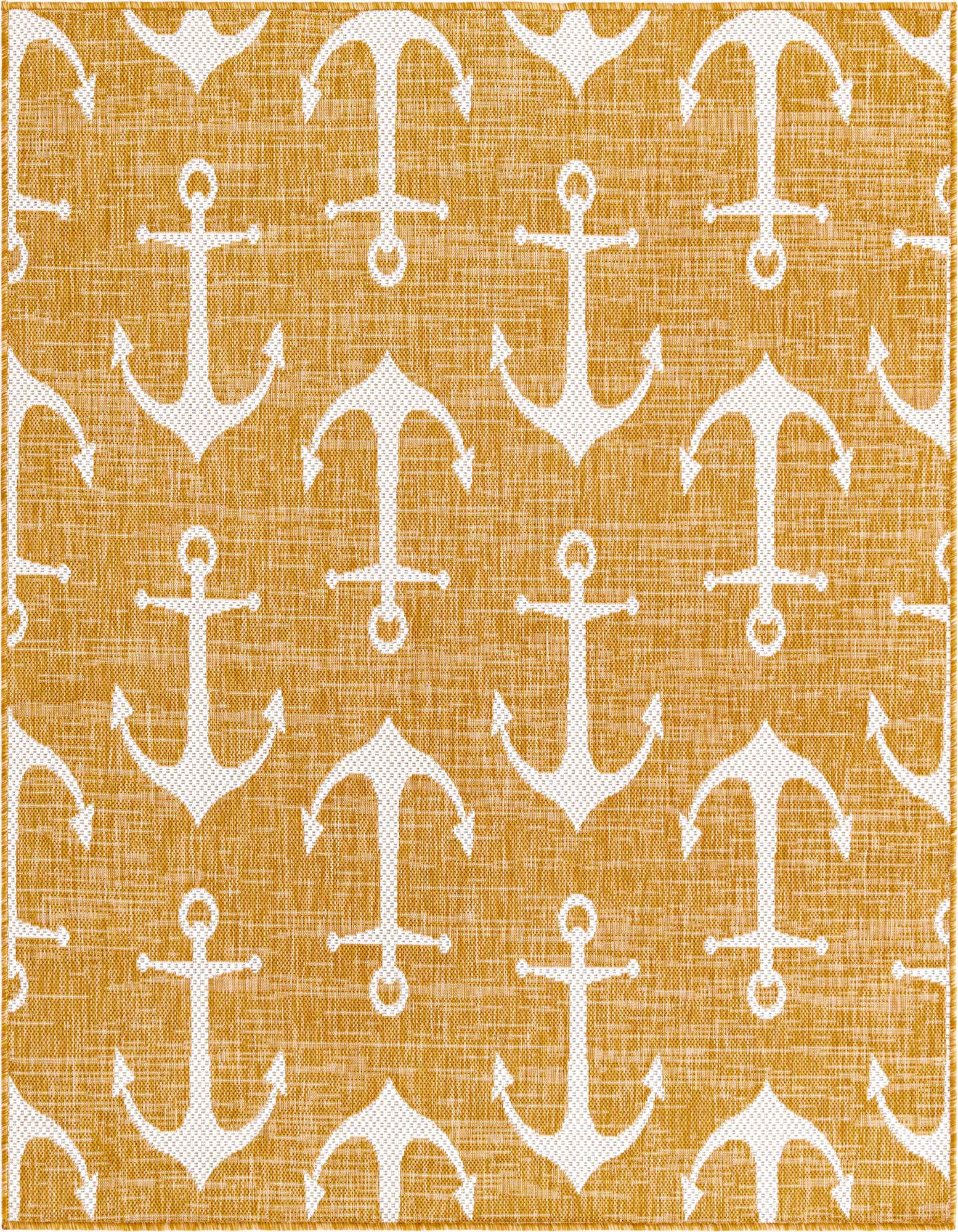 5' 3 x 5' 3 Easy-Clean Coastal Indoor / Outdoor Square Rug