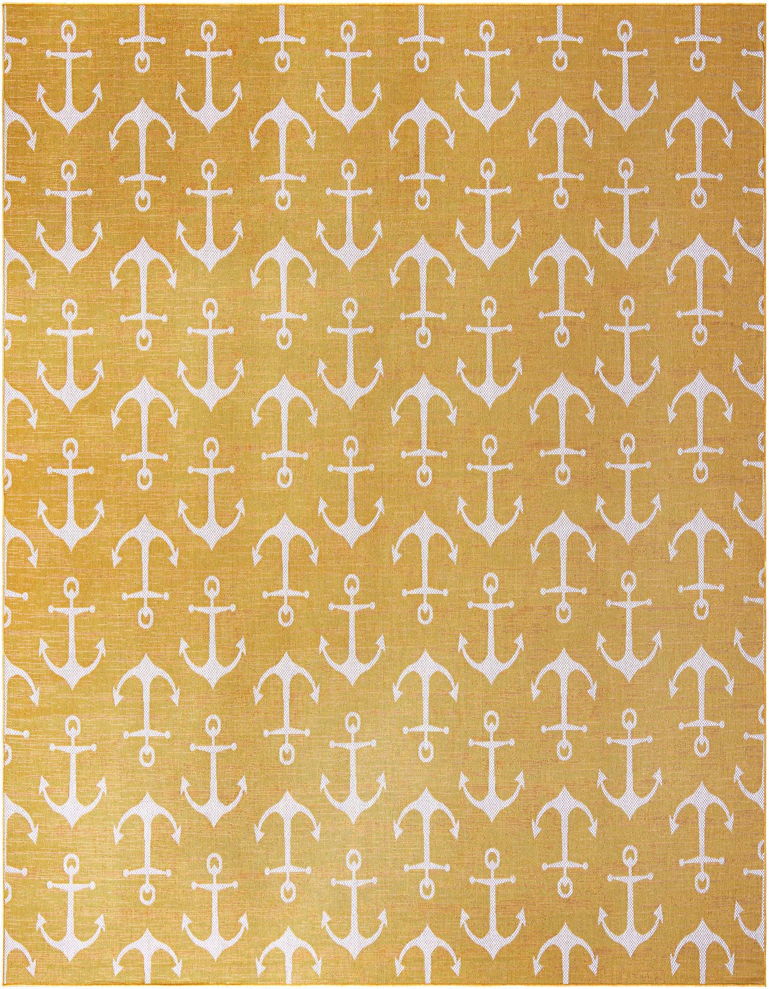 13' x 13' Easy-Clean Coastal Indoor / Outdoor Square Rug