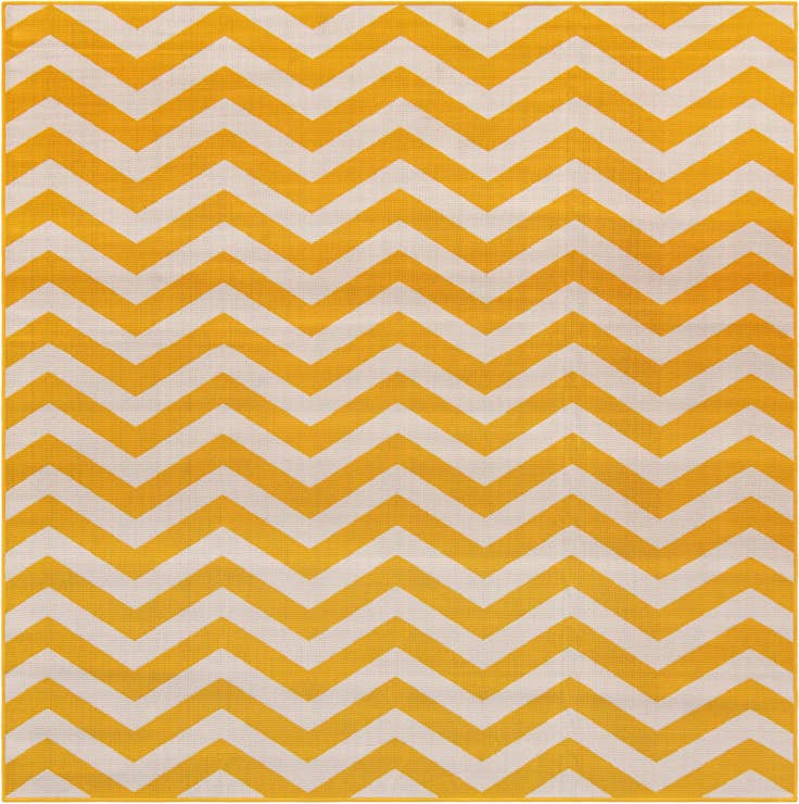 Detail image of 7' 10 x 7' 10 Easy-Clean Coastal Indoor / Outdoor Square Rug