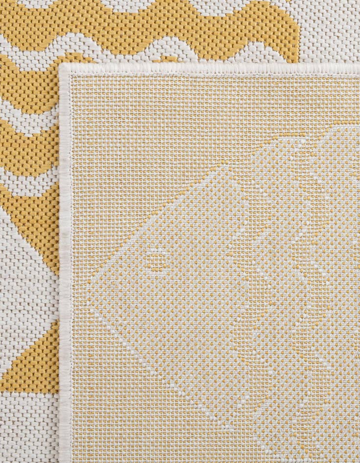 Detail image of 10' x 10' Easy-Clean Coastal Indoor / Outdoor Square Rug