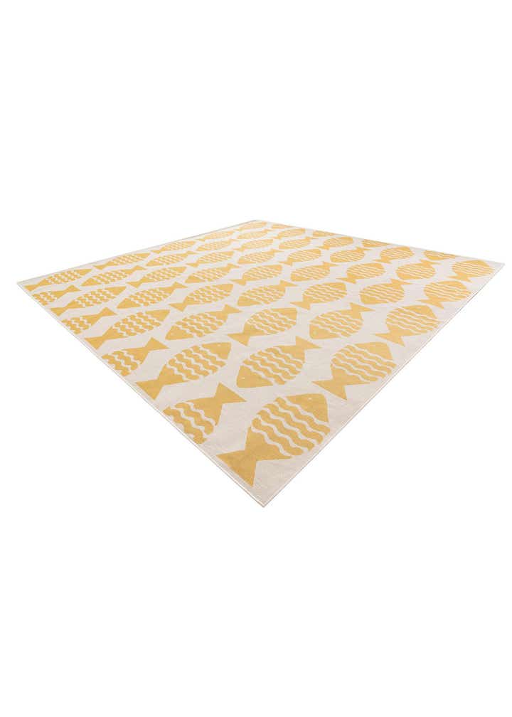 13' x 13' Easy-Clean Coastal Indoor / Outdoor Square Rug