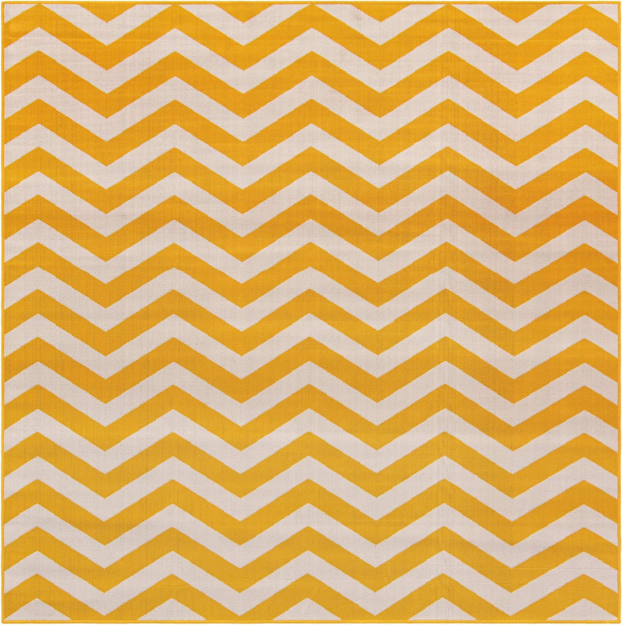 7' 10 x 7' 10  Washable Coastal Indoor / Outdoor Square Rug