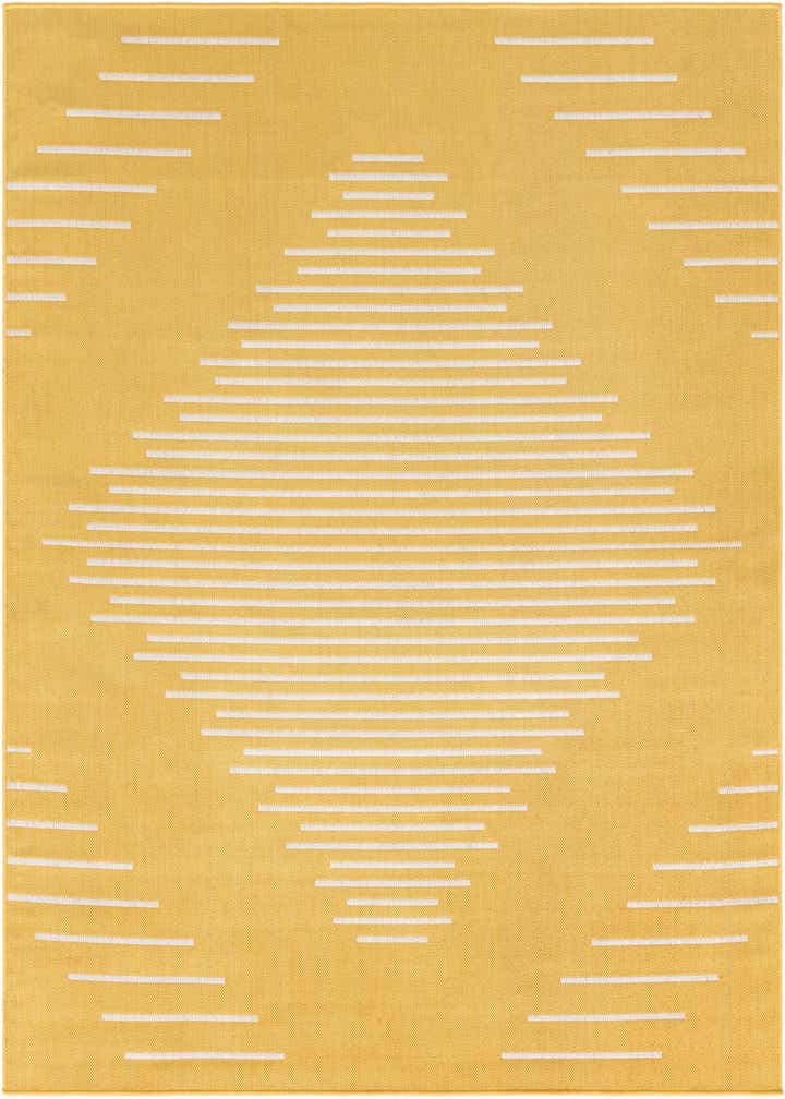 7' x 7' Easy-Clean Modern Indoor / Outdoor Square Rug