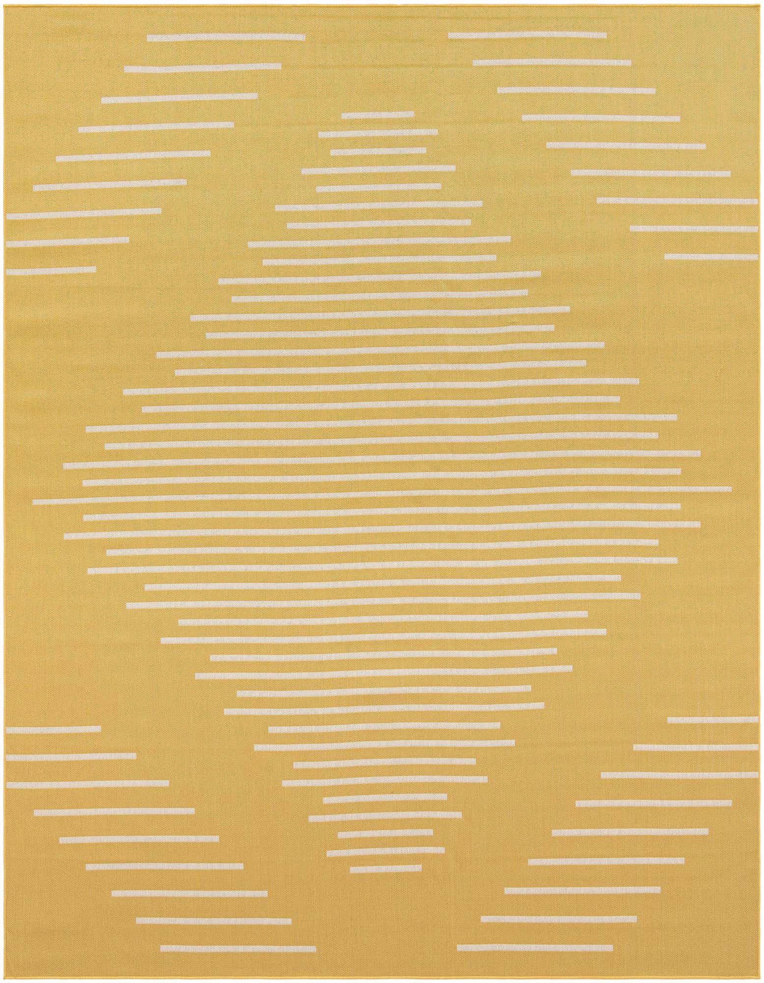10' 8 x 10' 8 Easy-Clean Modern Indoor / Outdoor Square Rug