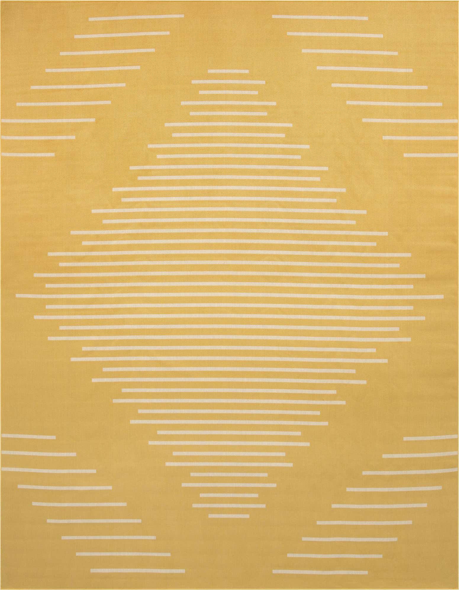 13' x 13' Easy-Clean Modern Indoor / Outdoor Square Rug