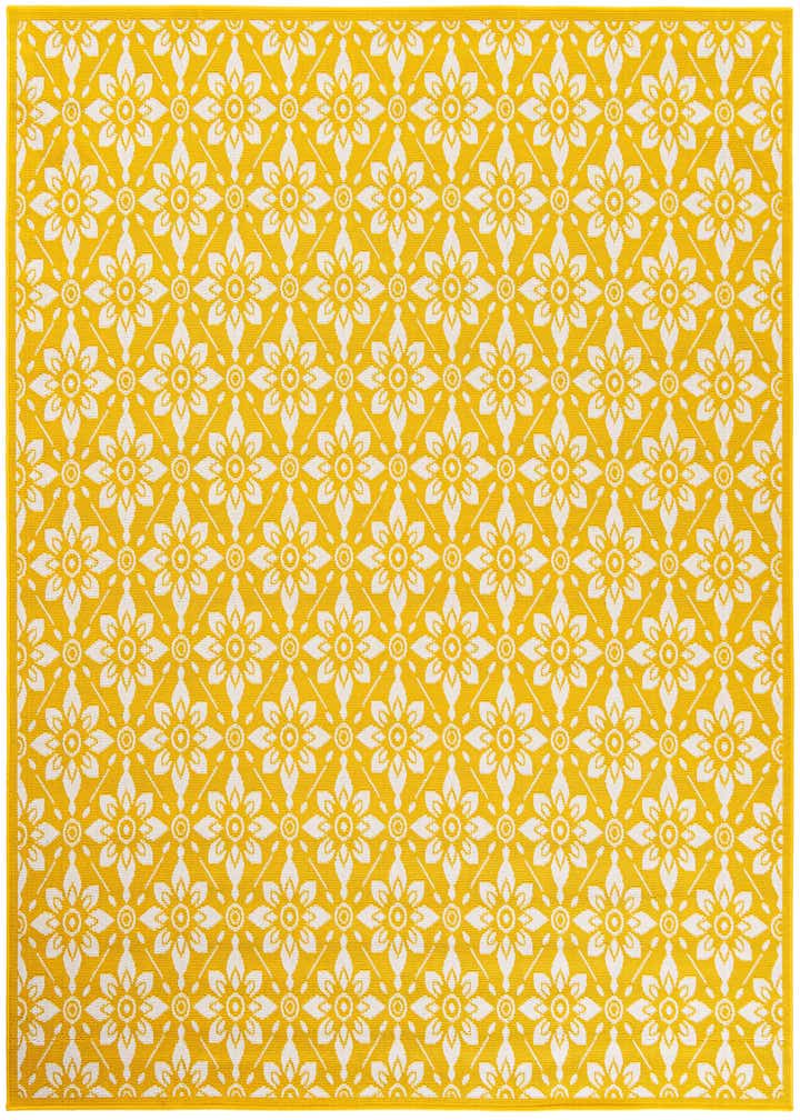 7' 10 x 7' 10 Easy-Clean Trellis Indoor / Outdoor Square Rug