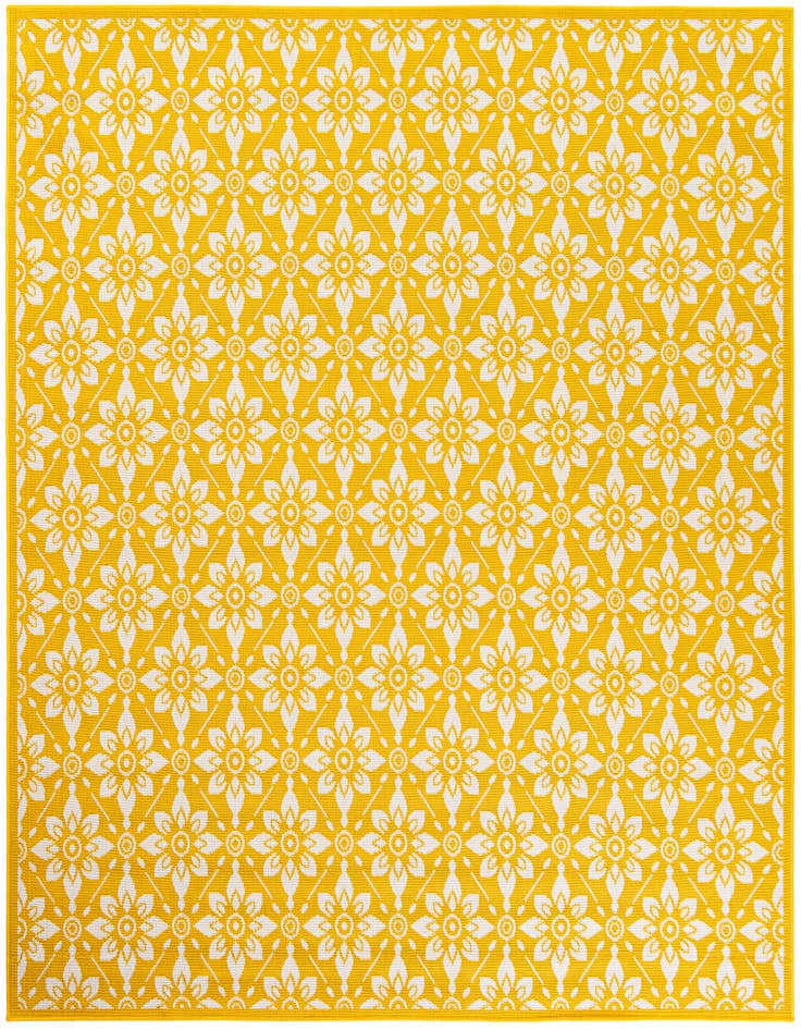 Detail image of 7' 10 x 7' 10 Easy-Clean Trellis Indoor / Outdoor Square Rug