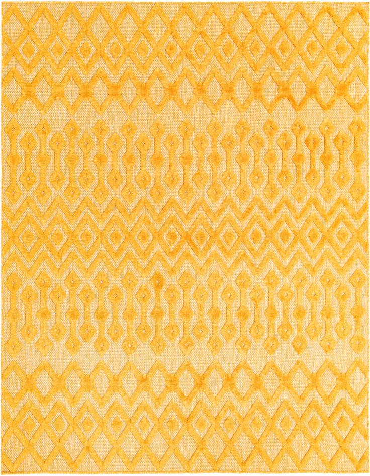 Detail image of 7' 10 x 7' 10 Easy-Clean Trellis Textured Indoor / Outdoor Square Rug