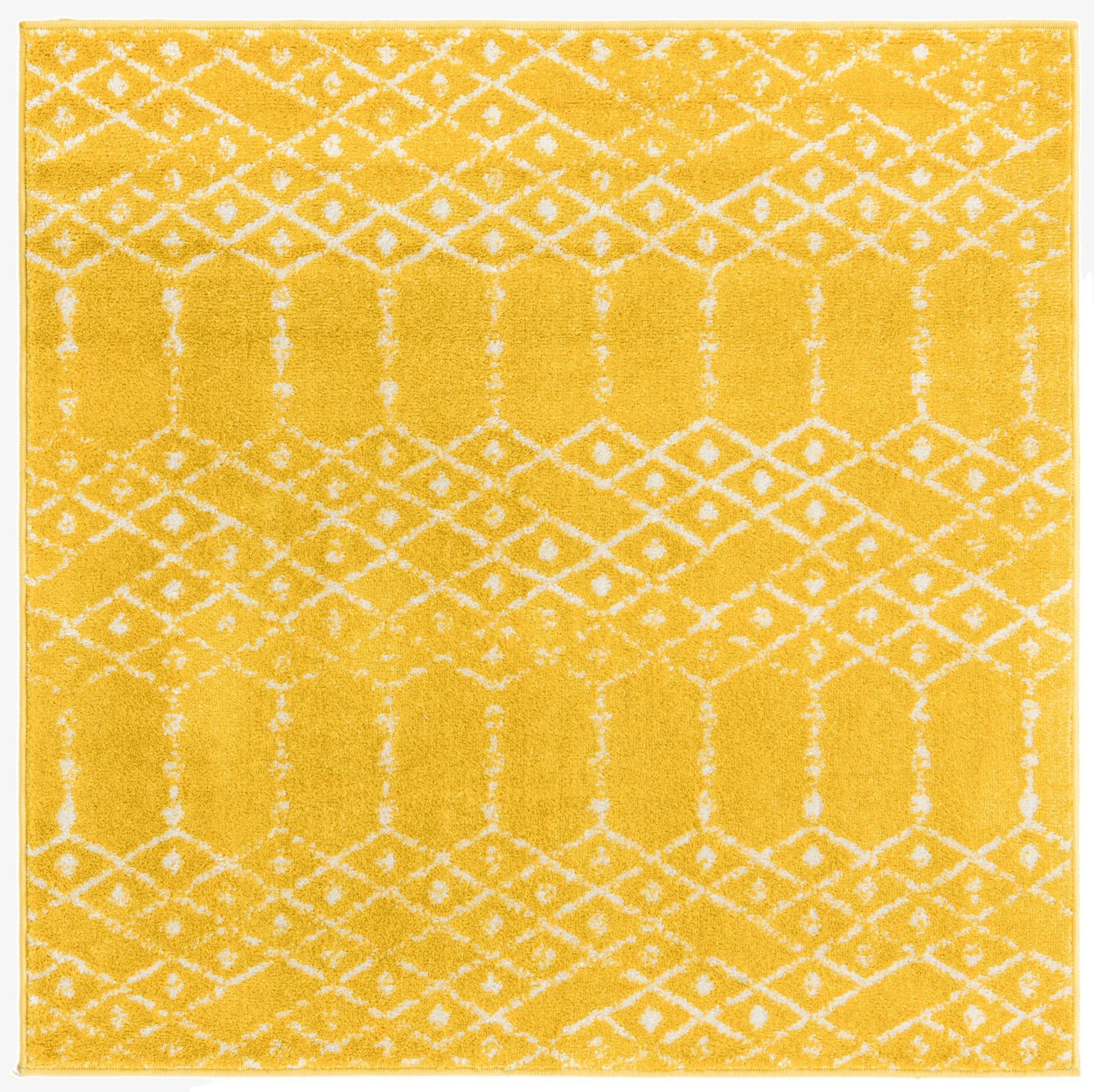 4' x 4' Paxon Trellis Square Rug