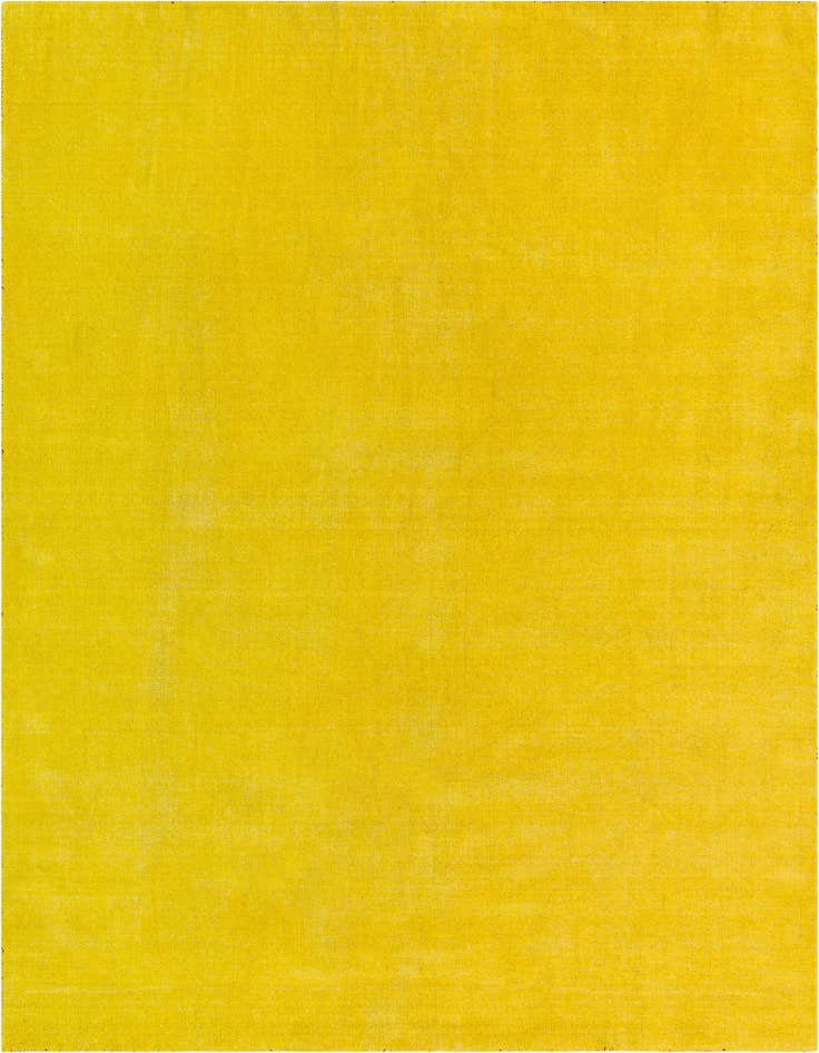 Detail image of 9' 10 x 9' 10 Hand Knotted Solid Gabbeh Wool Square Rug