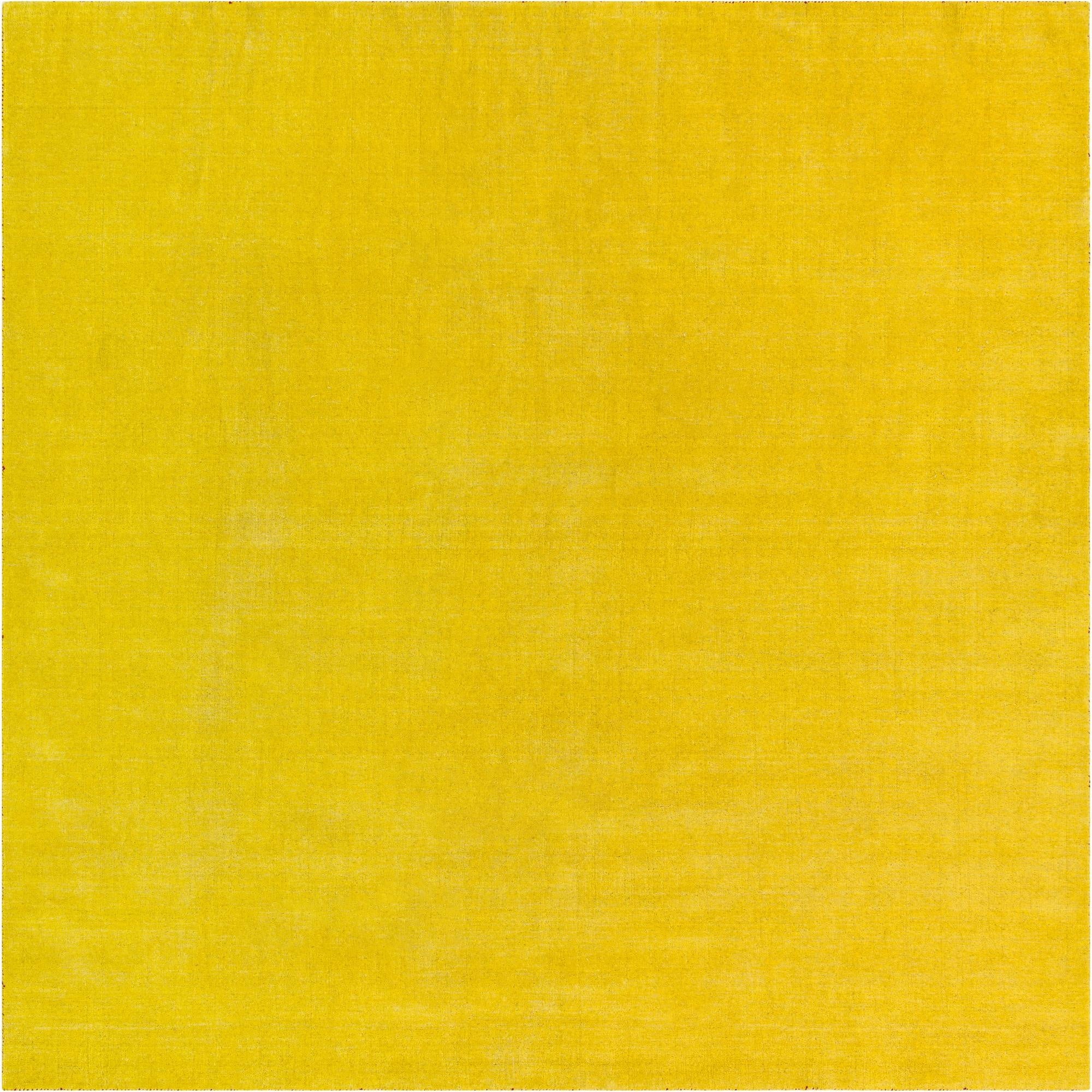 300cm x 300cm  Hand Knotted Solid Gabbeh Wool Square Rug