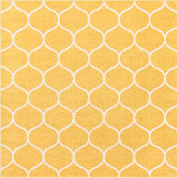 Detail image of 4' x 4' Trellis Frieze Square Rug