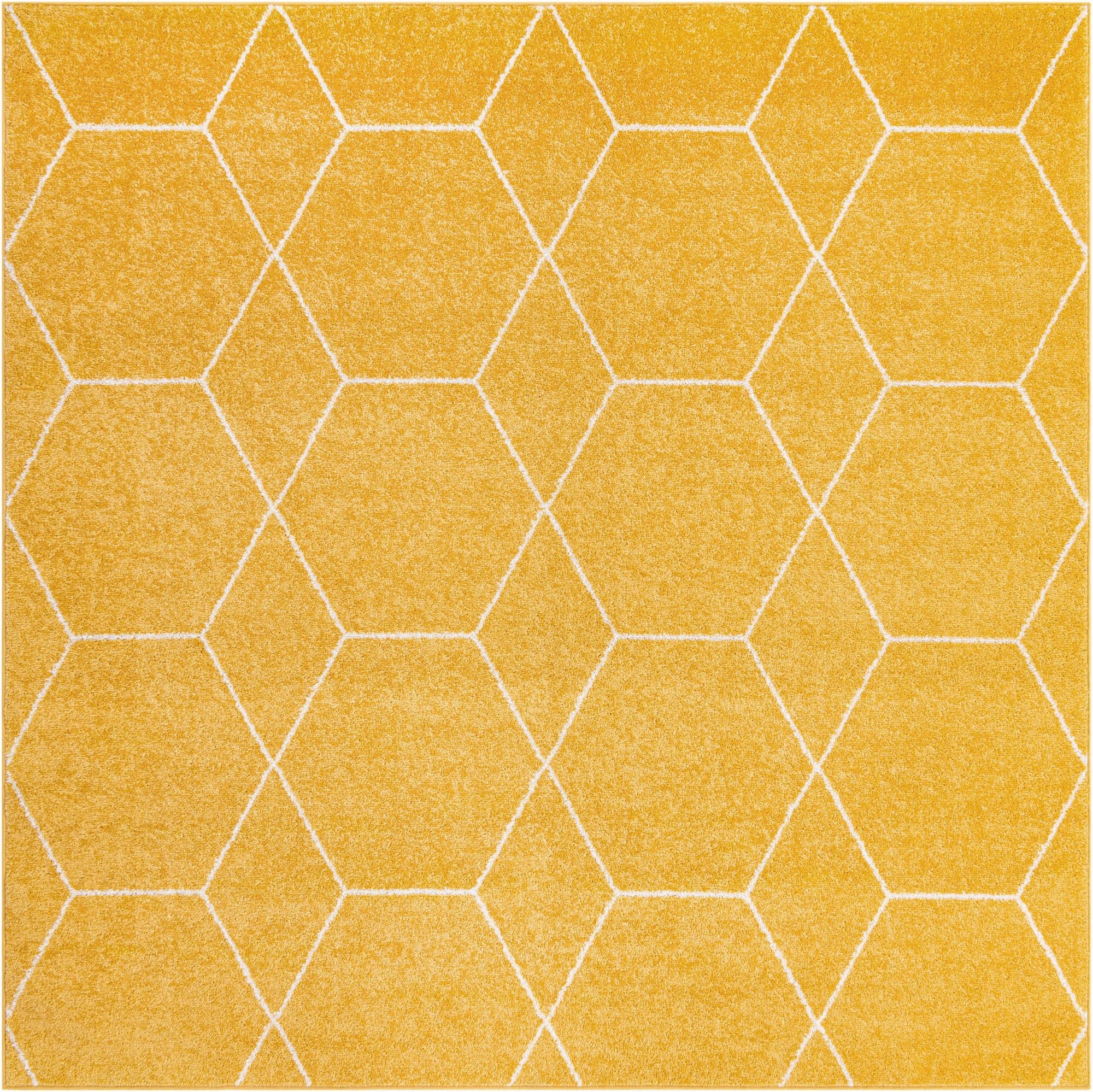 Primary image 5' 3 x 5' 3 Trellis Frieze Square Rug