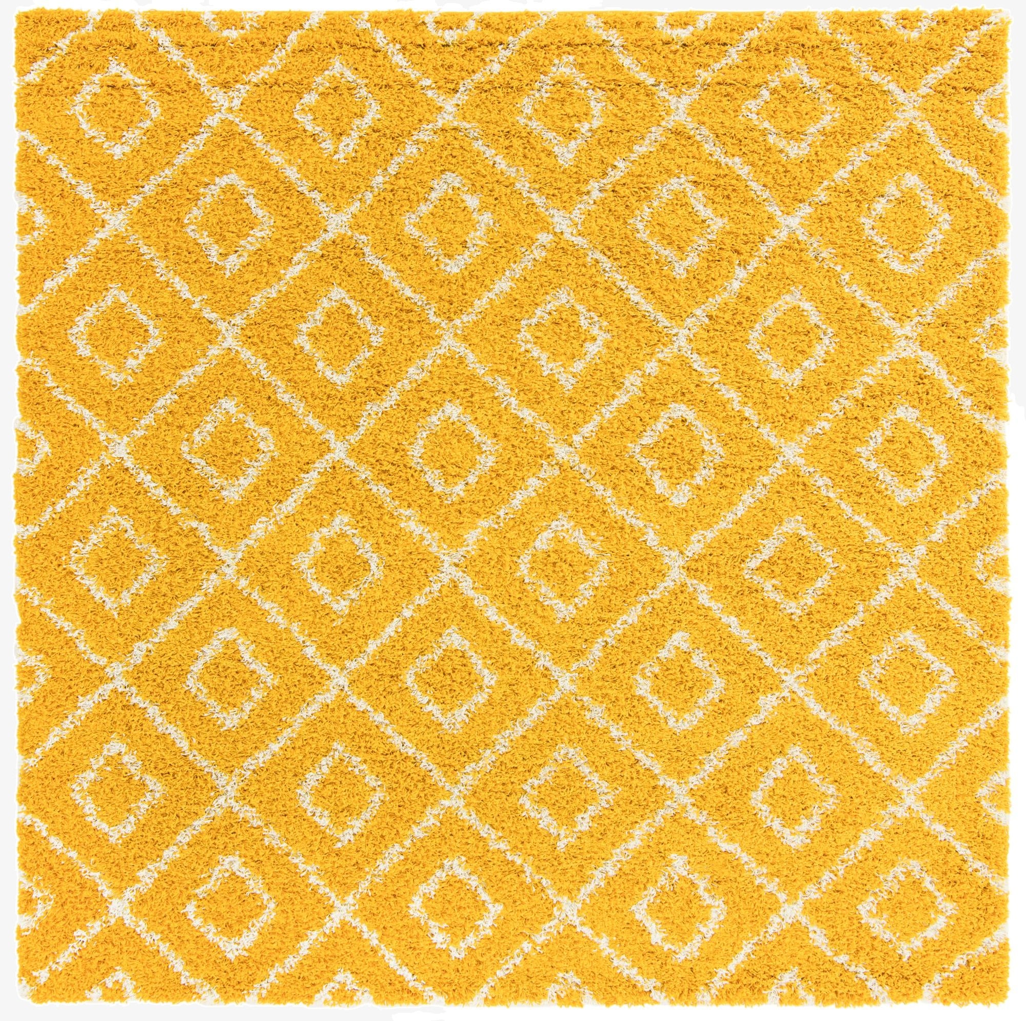 Primary image 7' 10 x 7' 10 Trellis Shag Square Rug