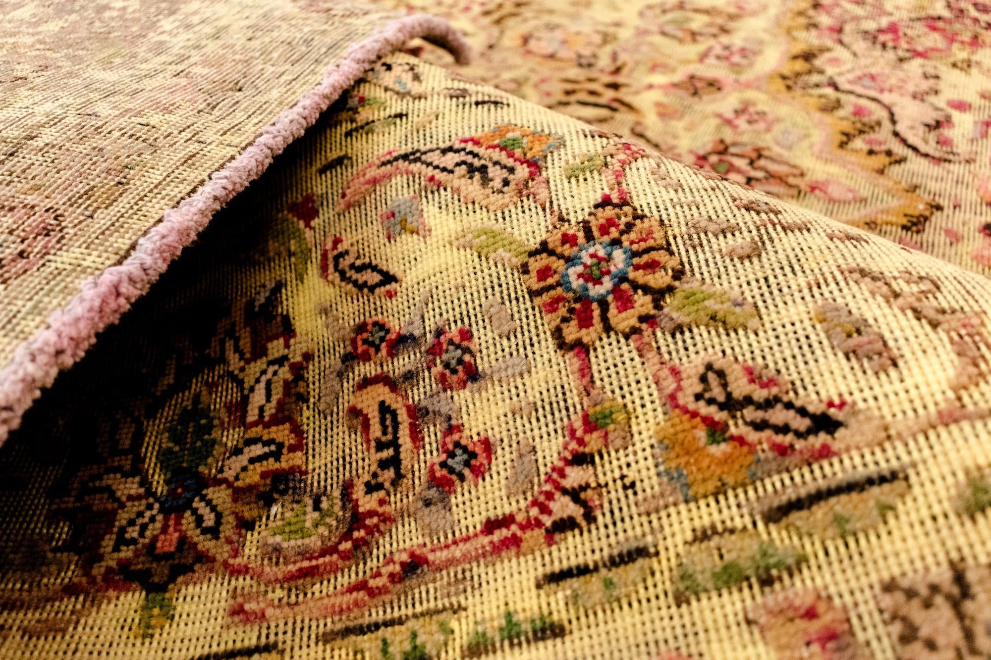 9' 9 x 11' 4 Vintage Royal Wool Square Rug