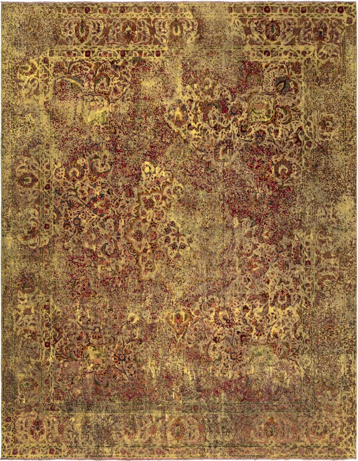 Detail image of 9' 9 x 11' 4 Vintage Royal Wool Square Rug