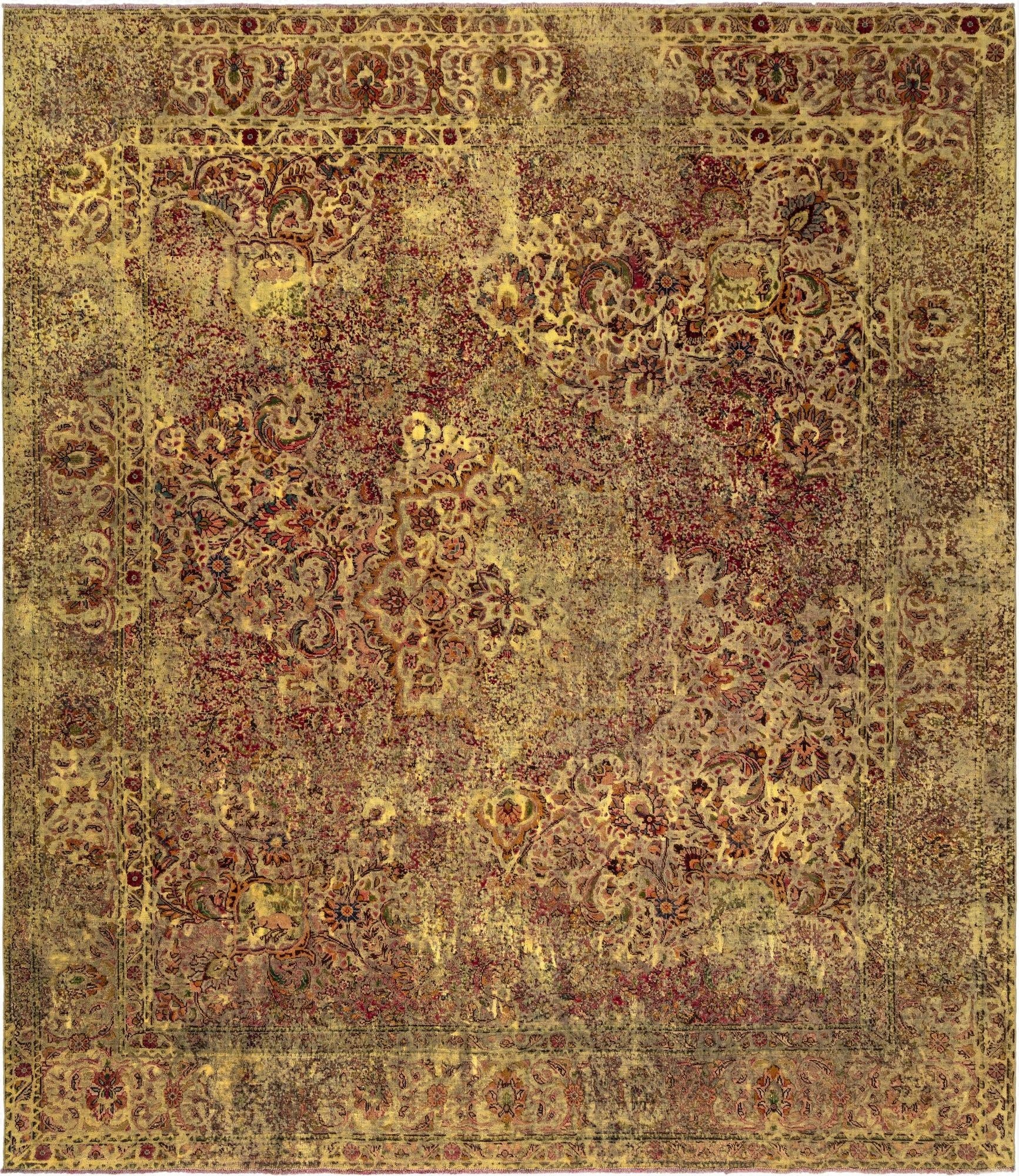 9' 9 x 11' 4 Vintage Royal Wool Square Rug