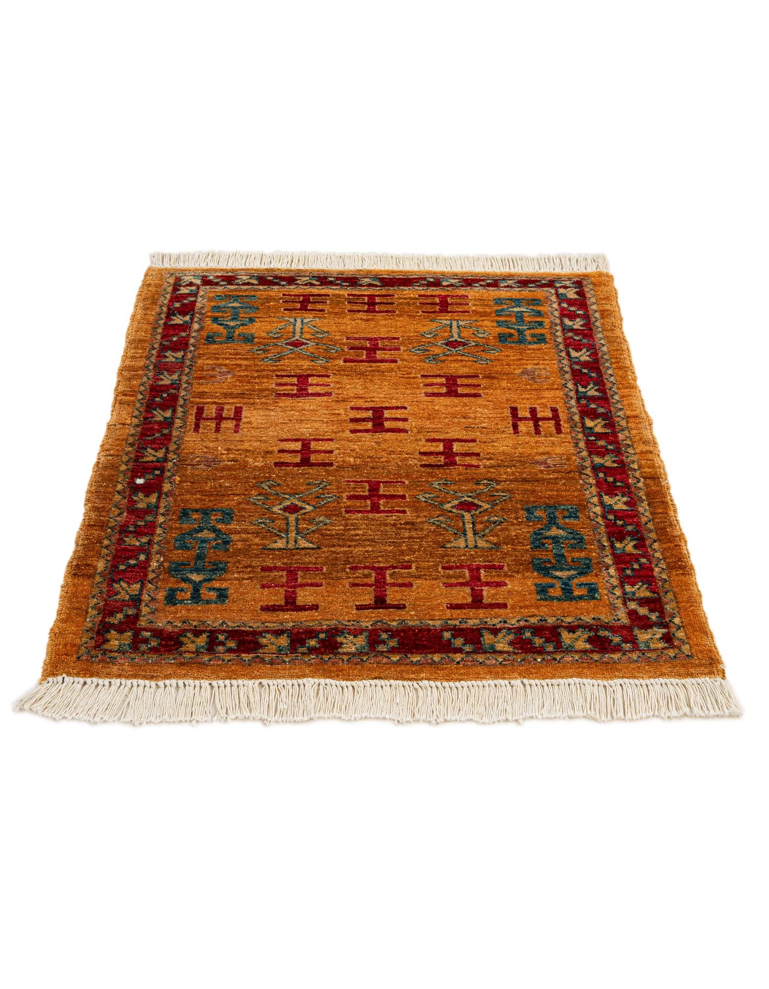 2' 8 x 3' Hand Knotted Ziegler Wool Square Rug