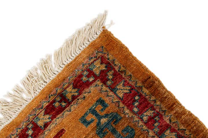 2' 8 x 3' Hand Knotted Ziegler Wool Square Rug