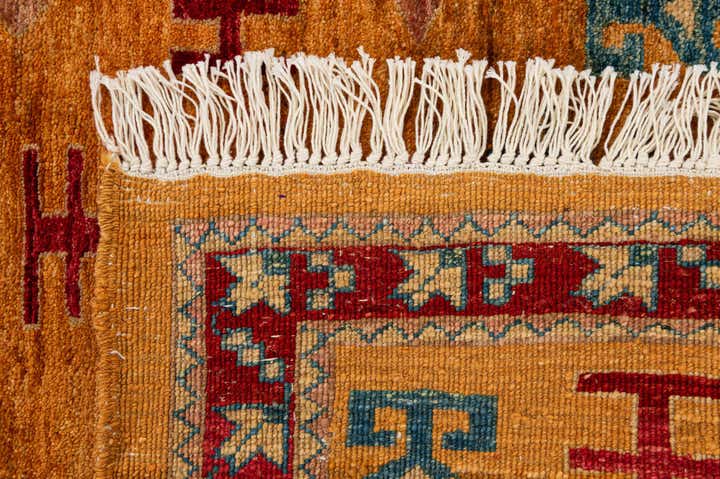2' 8 x 3' Hand Knotted Ziegler Wool Square Rug