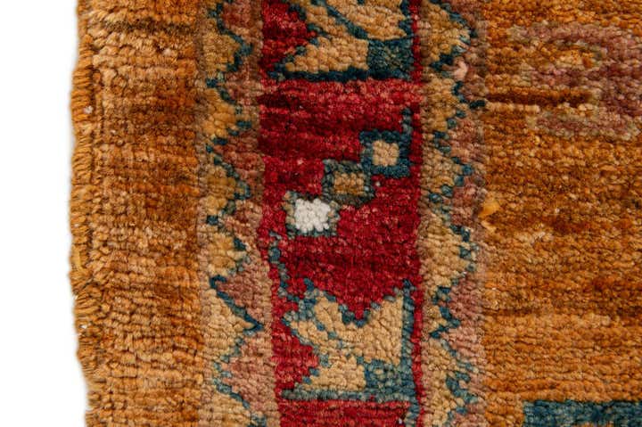 2' 8 x 3' Hand Knotted Ziegler Wool Square Rug