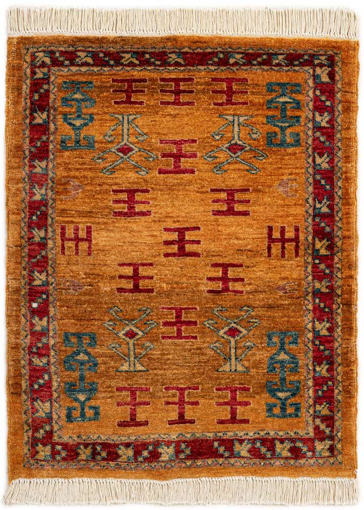 2' 8 x 3' Hand Knotted Ziegler Wool Square Rug