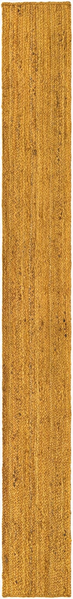 1' 2 x 10'  Hand Braided Jute Table Runner Rug